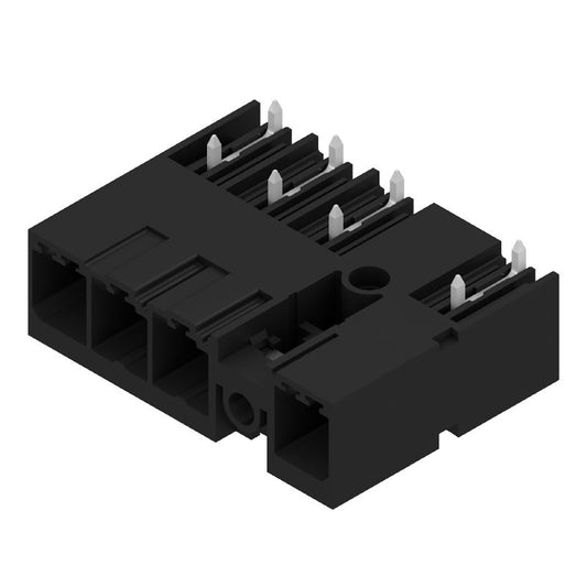 2546090000 - 7.62mm THT Male Header Connector, 4-Pole, Black  (Pack of 110)