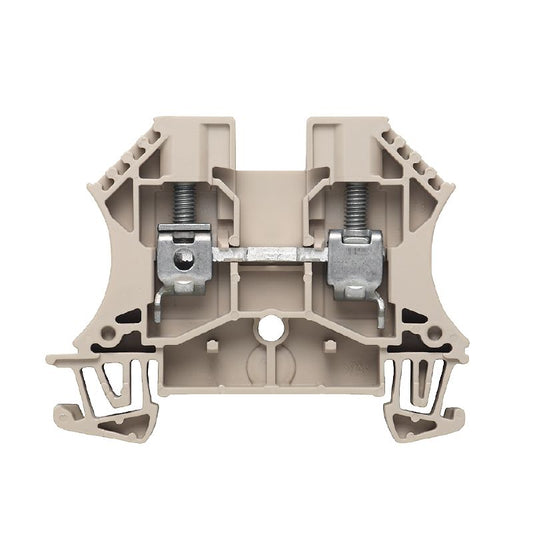 1020200000 - Dark Beige 6 mm² Feed-Through Terminal Block, 41 A, 800 V  (Pack of 100)