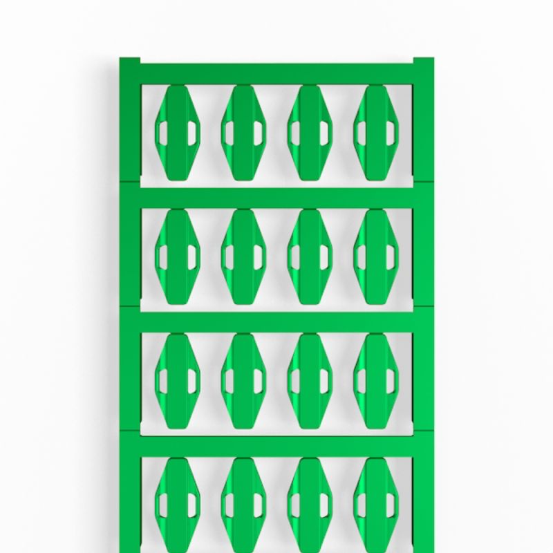 1007590000 - Green SlimFix X Cable Markers, 23 x 11 mm, 160 Count  (Pack of 160)