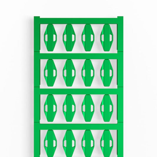 1007590000 - Green SlimFix X Cable Markers, 23 x 11 mm, 160 Count  (Pack of 160)