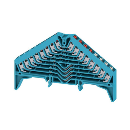 1267830000 - Modular 8-Level Blue Patch Distributor with 32 Connections  (Pack of 20)