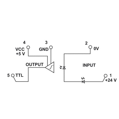 8324610000 - 24V DC Solid-State Relay with Tension-Clamp Connection  (Pack of 10)