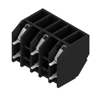 1884960000 - 7.62mm 3-Pole Black PCB Terminals, 135° Angle, 1.5mm Pins  (Pack of 28)
