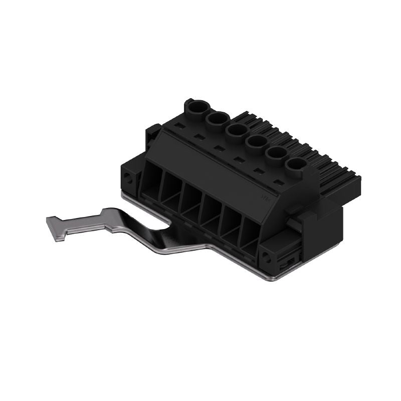 1933500000 - 7.62mm Female Connector, 6-Pole, 180° Clamping Yoke  (Pack of 25)