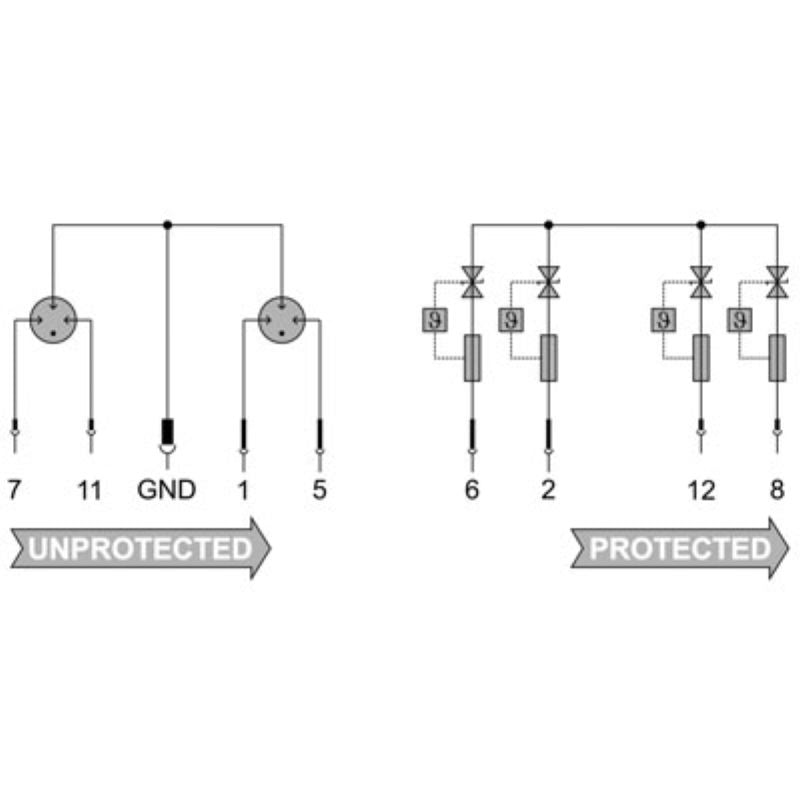 8924540000 - Surge Protection Device for Control Applications, Max 800V