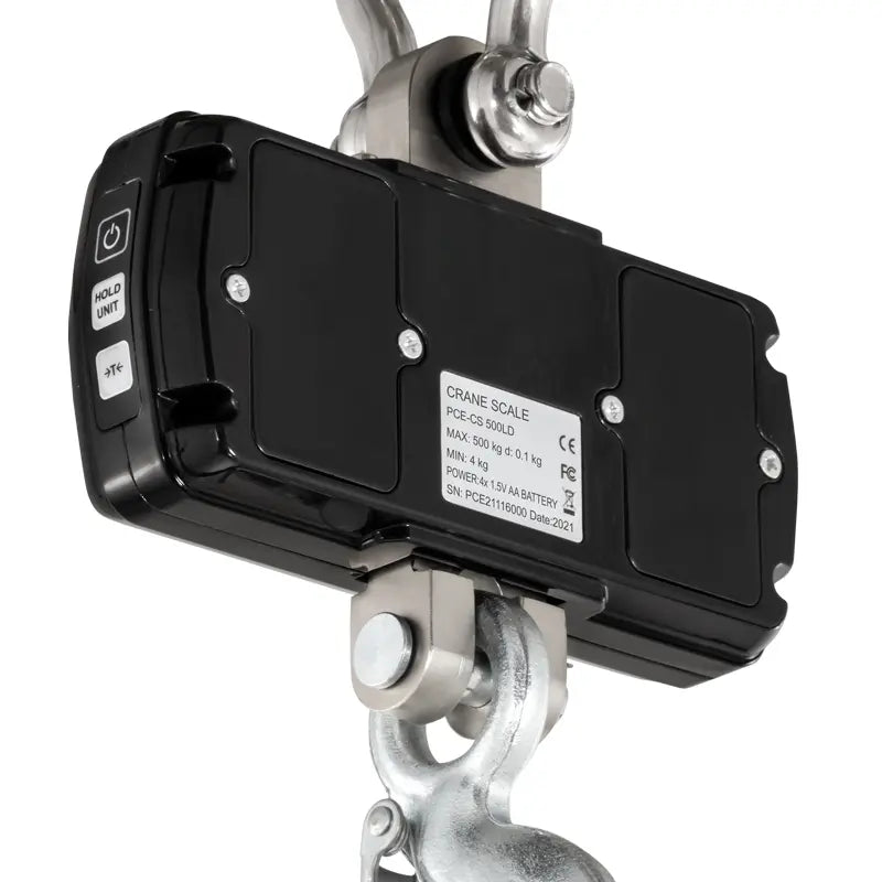 PCE-CS 500LD - Remote Control Crane Scale 0-500kg with ISO Certification
