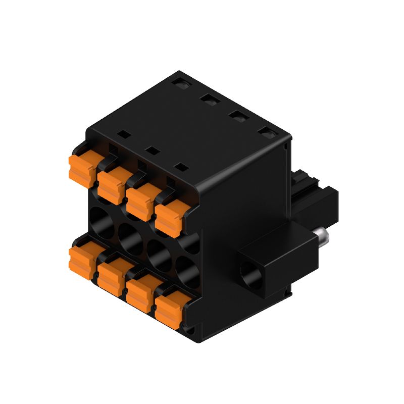 1000960000 - 4-Pole 5.08mm PCB Connector with Push-In Actuator, 180°  (Pack of 40)