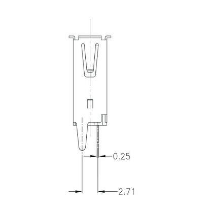 1985910000 - USB 2.0 Type A Connector for PCB, 480 Mbps, 4 Poles  (Pack of 100)