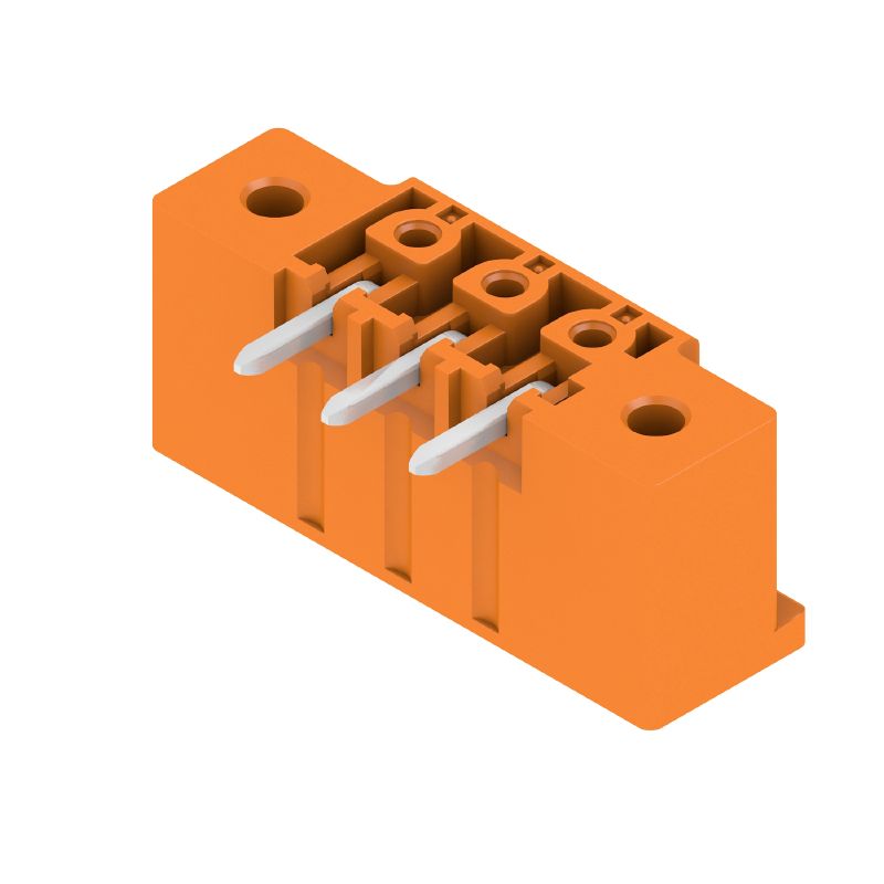 1942460000 - 3-Pole 3.81mm Male PCB Connector with Flange, 90° Angle  (Pack of 78)