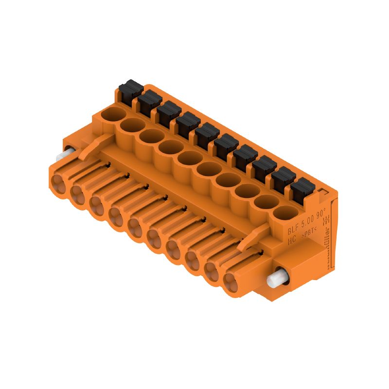 1980720000 - 5.00mm 10-Pole PCB Female Connector with 90° Push-In Mechanism  (Pack of 30)