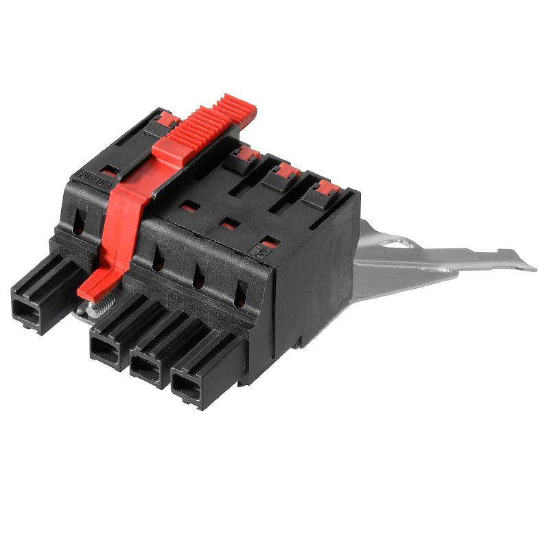 2627950000 - 4-Pole 10.16mm PCB Connector with 180° Push-In Connection  (Pack of 20)