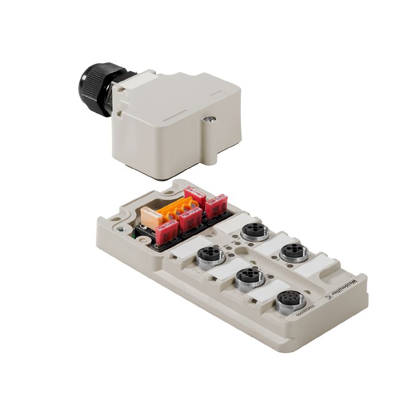 2495280000 - 48V M12 Hood with Integrated LED Indicators
