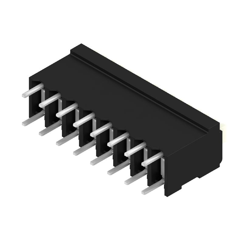 1875710000 - Black 8-Pole PCB Terminal, 3.5mm Solder Pin, 180° Connection  (Pack of 175)