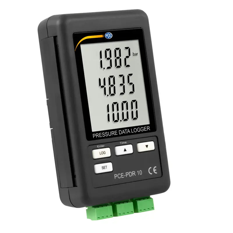 PCE-PDR 10 - Wall-Mounted Pressure Data Logger with 3 Sensor Inputs