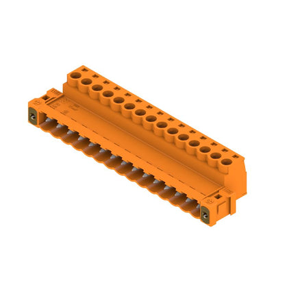 1846490000 - 5.08 mm PCB Connector with 15 Poles, 180-Degree Angle  (Pack of 18)