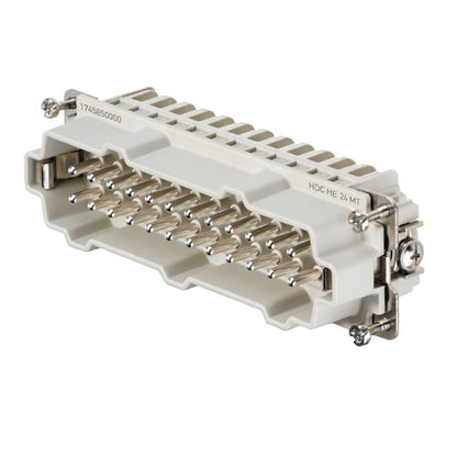 1745850000 - HDC HE 24 MT 24-Pole Connector, 500V & 16A Tension-Clamp