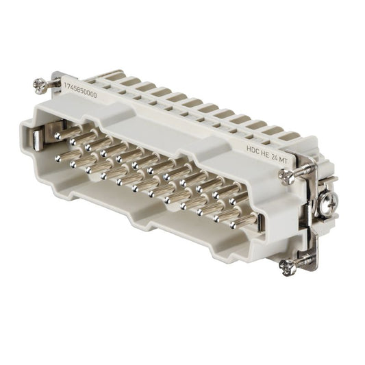 1745850000 - HDC HE 24 MT 24-Pole Connector, 500V & 16A Tension-Clamp