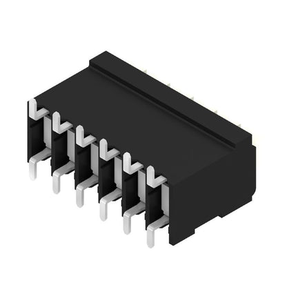 1250410000 - 6-Pole Black PCB Terminal with 1.5 mm² Clamping Range  (Pack of 180)