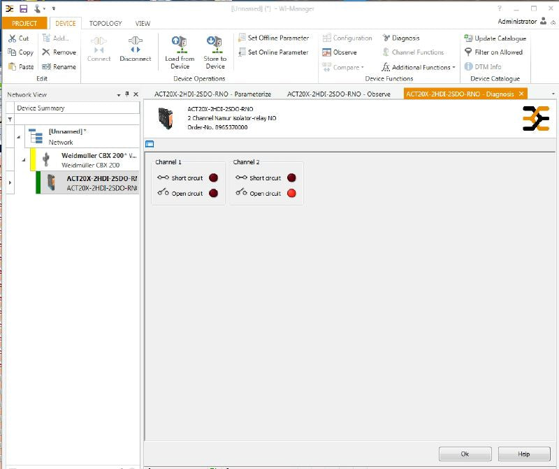 8965370000 - Digital Signal Isolator for NAMUR Sensors with Dual Relay Output