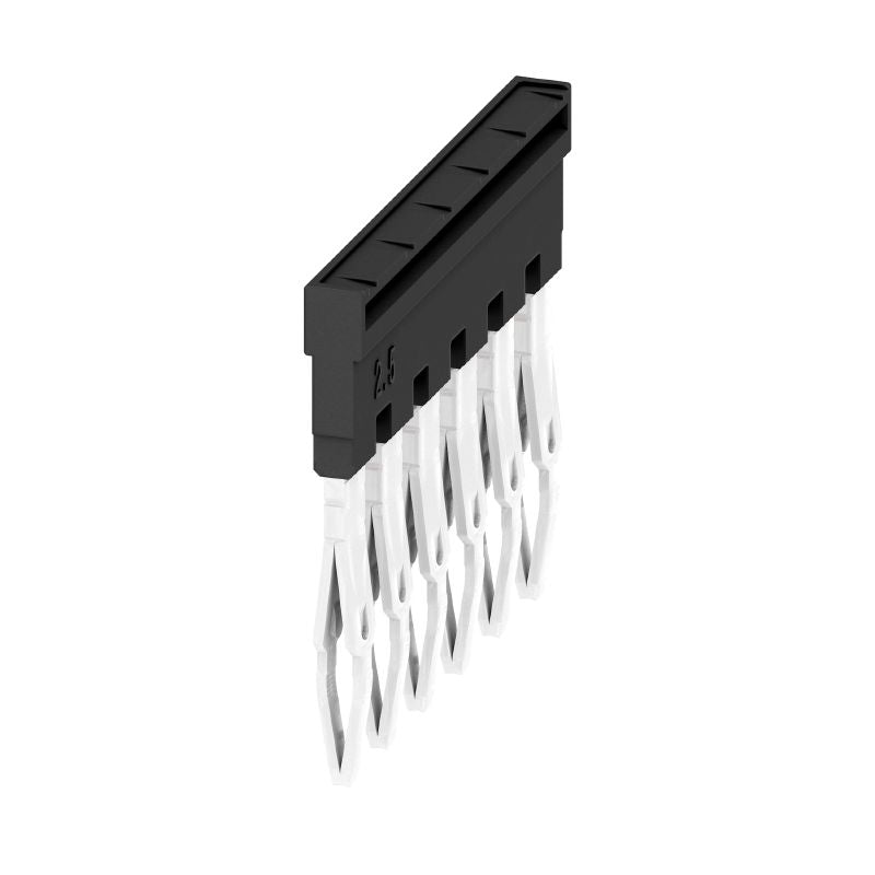 2831710000 - 6-Pole Black Cross-Connector, 24A Capacity, 28.3mm Wide  (Pack of 20)