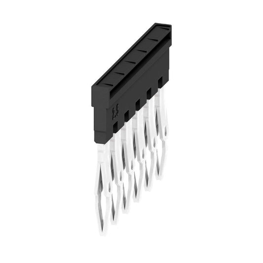 2831710000 - 6-Pole Black Cross-Connector, 24A Capacity, 28.3mm Wide  (Pack of 20)