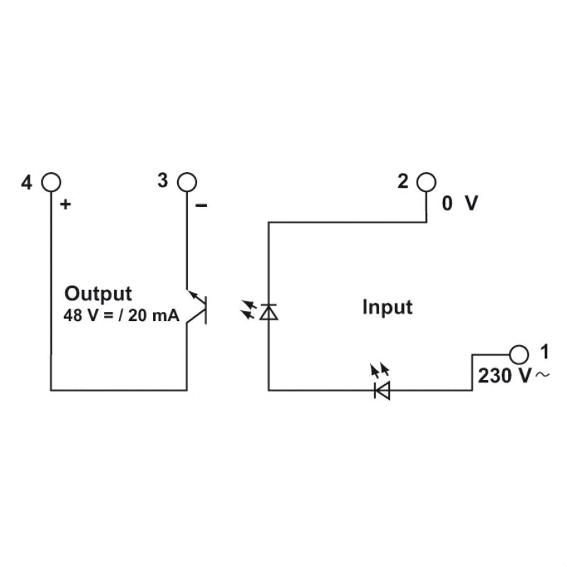 8421380000 - 230VAC Solid-State Relay for 5-48V DC Control  (Pack of 10)