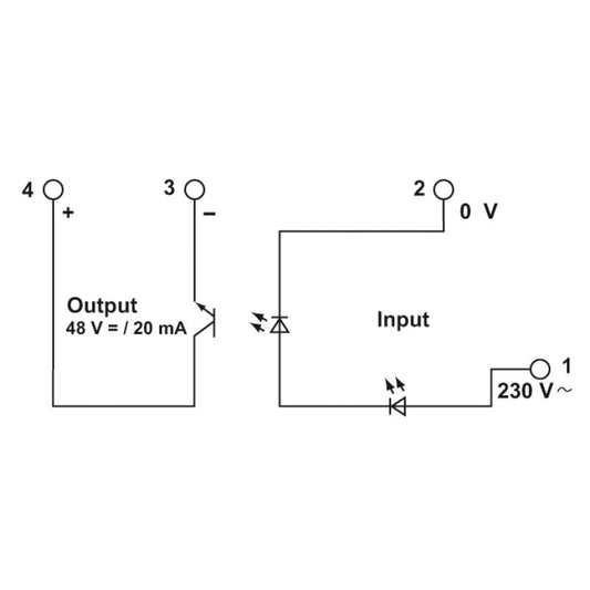8421380000 - 230VAC Solid-State Relay for 5-48V DC Control  (Pack of 10)