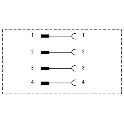 1990560000 - RoHS Compliant Y Connector for M12 and M8 Connectors