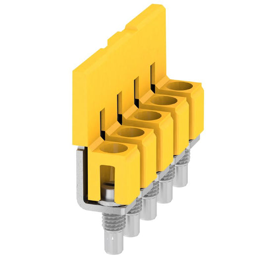 1057860000 - Yellow 5-Pole Cross-Connector, 41A, 28.9mm Height  (Pack of 10)