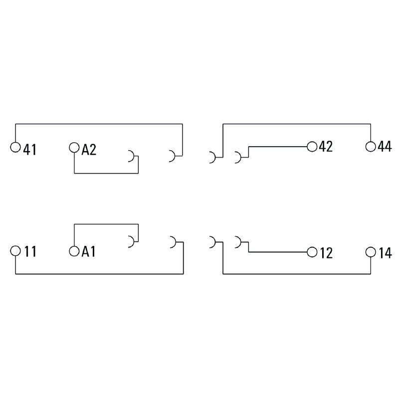 7760056106 - Flat 12A Relay Socket with 2 CO Contacts, 28.9mm Depth (P ...