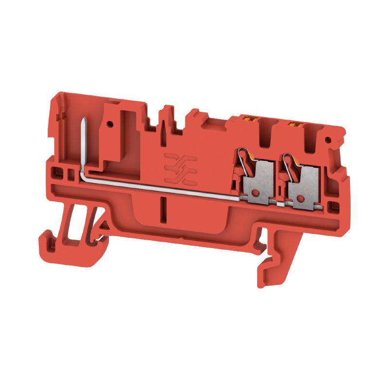 2762010000 - Red Plug-in Modular Terminal for TS 35 Rail, 2.5 mm²  (Pack of 50)