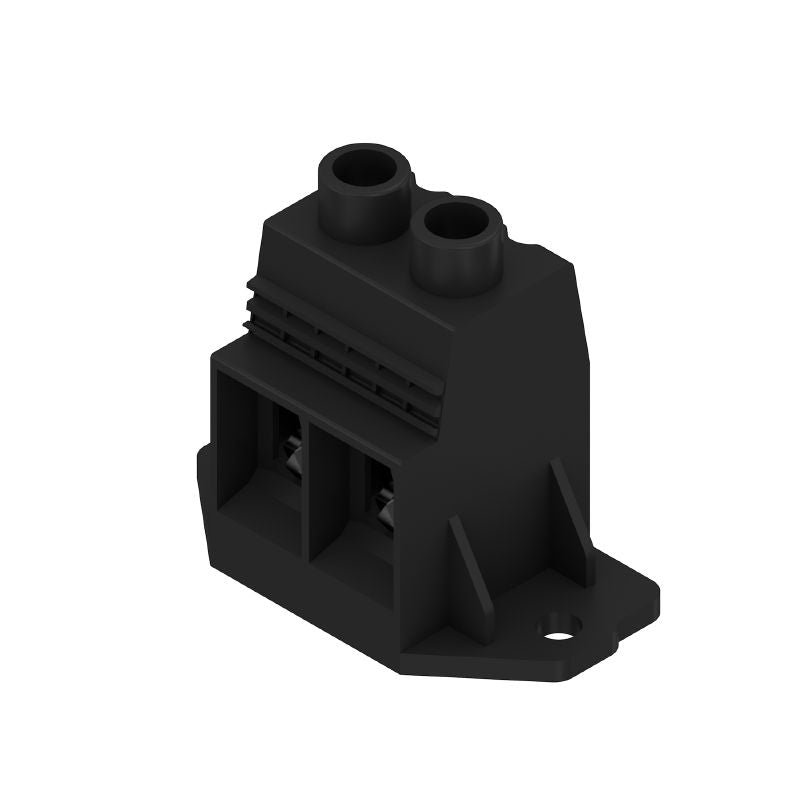 1047290000 - 15mm PCB Terminals, 90°, Black, 2 Poles, 4.5mm Pins  (Pack of 20)