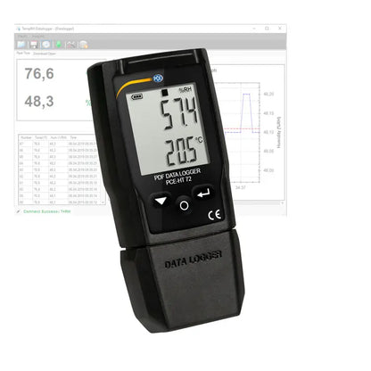 PCE-HT 72 - LCD Climate Meter for Temp & Humidity with ISO Report