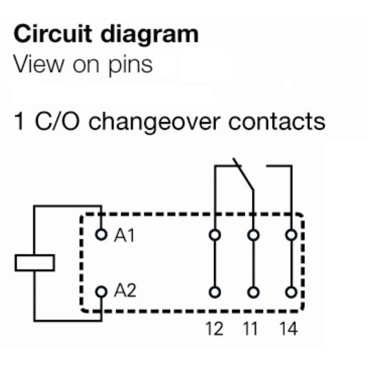 8630780000 - 24V 16A AgNi Relay with Plug-in Connection  (Pack of 20)