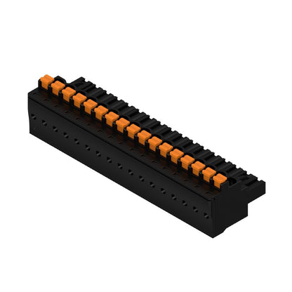 1000180001 - 17-Pole 5.08mm PCB Connector with 90° Push In Design  (Pack of 18)