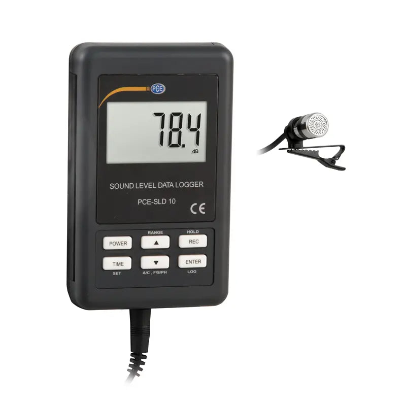 PCE-SLD 10 - Sound Level Logger, 30-130 dB, SD Card Data Storage