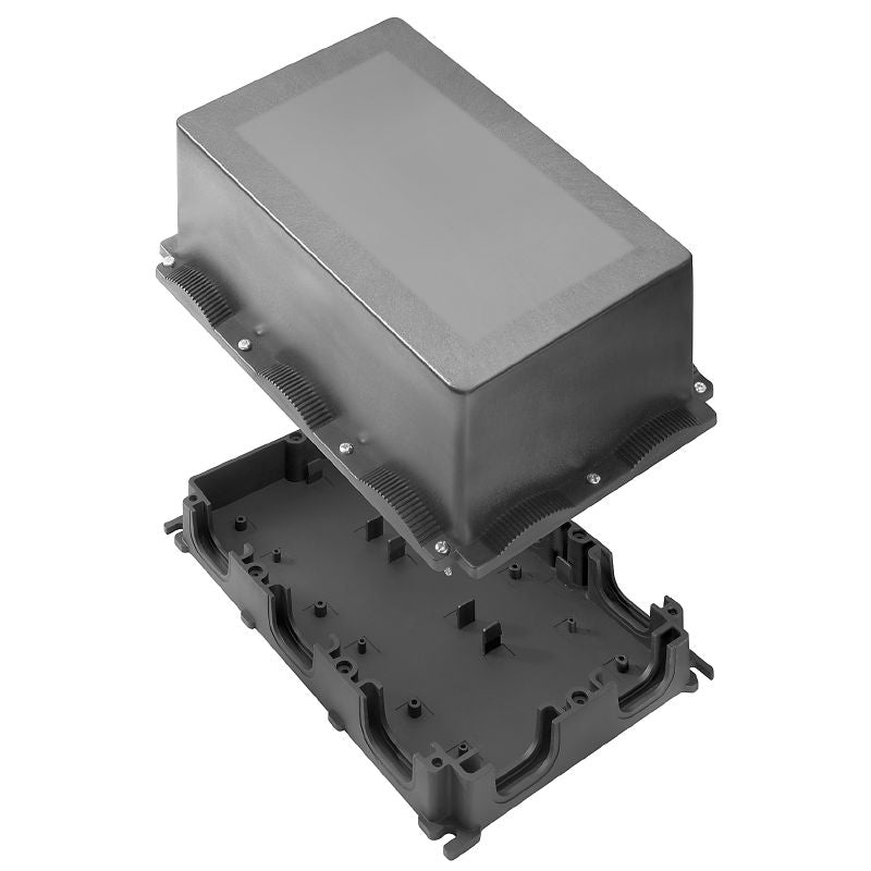 2632930000 - Black IP65 Rated Enclosure, 196mm x 284mm x 155mm