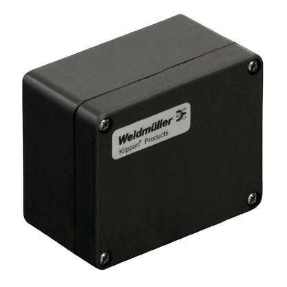 1306010000 - 75mm Black Glass Fibre Enclosure with Cable Gland Ports