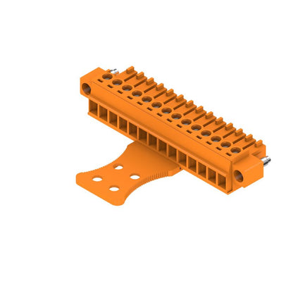 1236670000 - 14-Pole 3.81mm Female PCB Plug for 180° Connection  (Pack of 50)