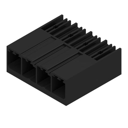 1930290000 - 4-Pole 7.62mm Male PCB Connector, 90° Angle, Black Tinned  (Pack of 60)