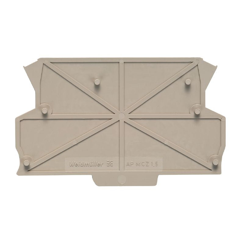 2463210000 - Blue End Plate for Terminal Boxes, 91mm Height, RoHS Compliant  (Pack of 50)