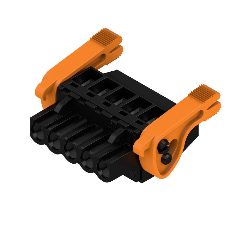 1087050000 - 5-Pole 5.08mm PCB Connector with 90° Clamping Yoke  (Pack of 48)