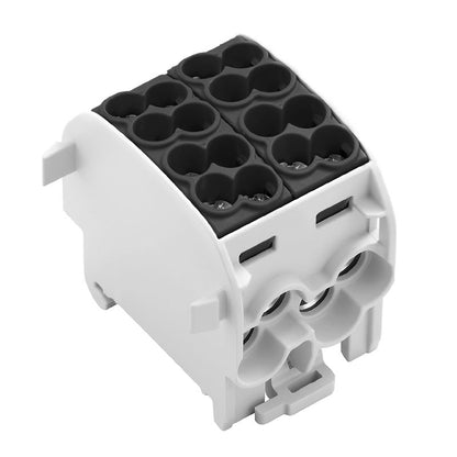 2731260000 - Light Grey 8-Connection Terminal Block, 25 mm², 152 A  (Pack of 2)