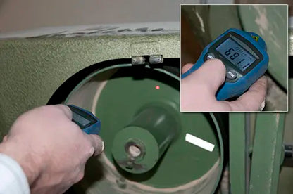 PCE-DT 65 - Digital Handheld Tachometer with Laser and Probes