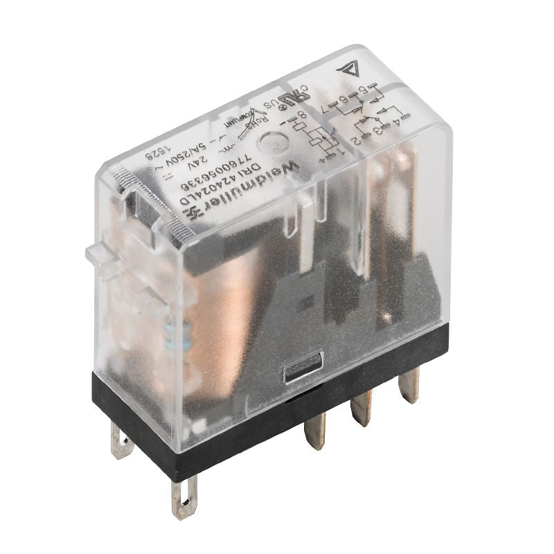 7760056327 - D-SERIES DRI 2CO Relay, 230V AC, 5A, AgSnO Contacts  (Pack of 20)