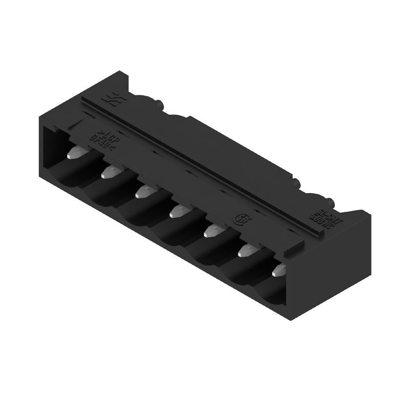 1780230000 - 5.08mm 7-Pole PCB Connector with 90° Angle, Black Finish  (Pack of 50)
