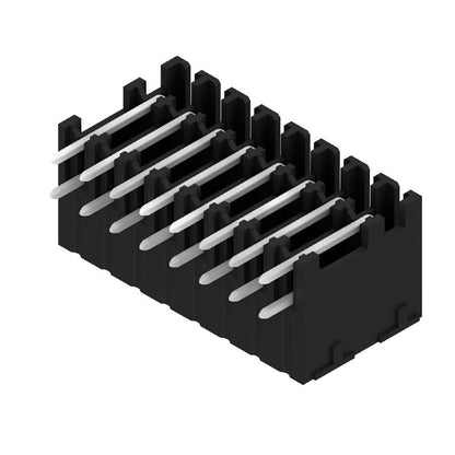 1040860000 - 3.81mm Black Male Header PCB Connector, 16 Poles, 90° Elbow  (Pack of 50)