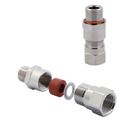 1187180000 - M16 Stainless Steel Cable Gland for Ex e/d Applications  (Pack of 24)