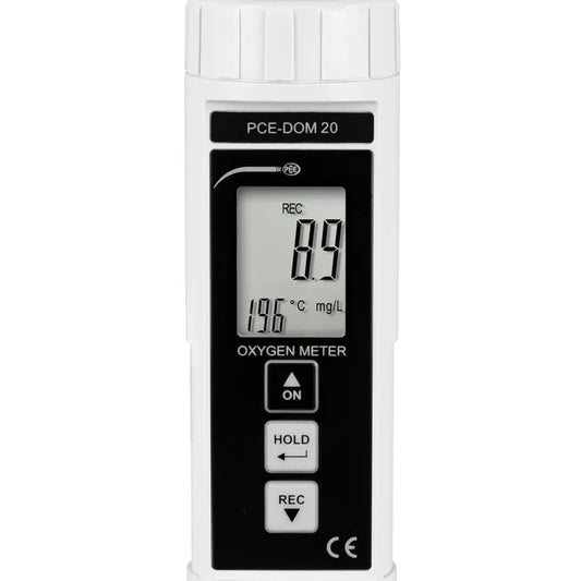 PCE-DOM 20 - Oxygen Content Meter for Water & Air with Temp Compensation
