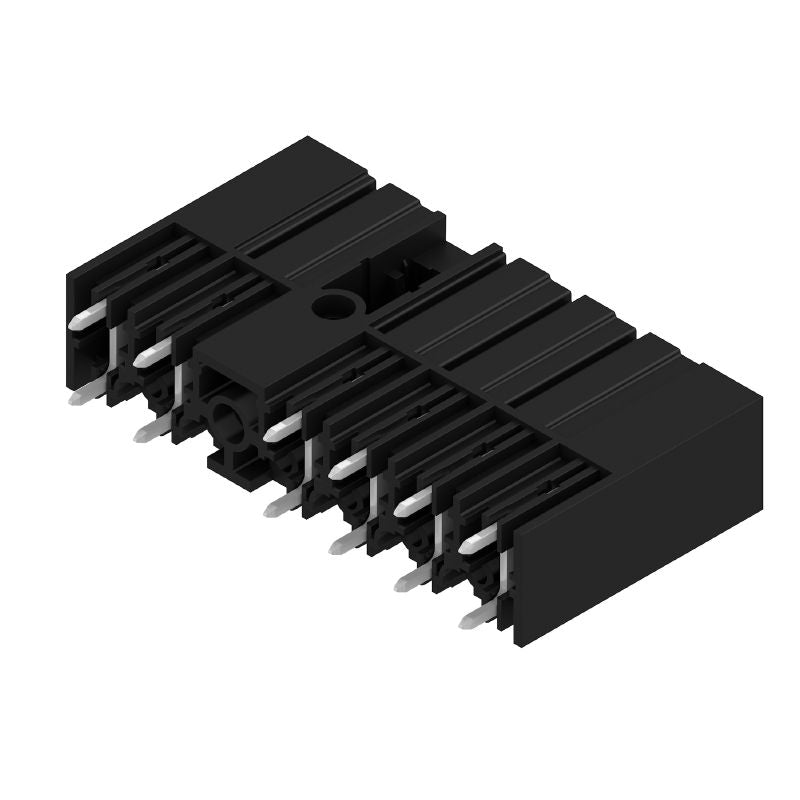 1543220000 - 7.62mm 6-Pole PCB Connector with 180° Angle, Male Header  (Pack of 30)